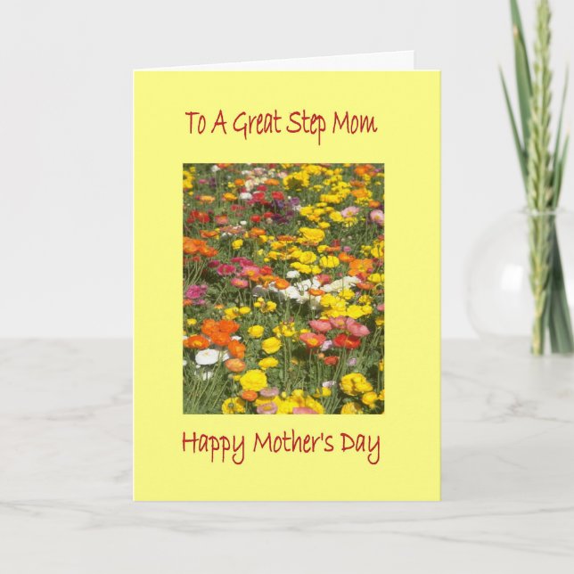 Mother Day Step Mum Card (Front)