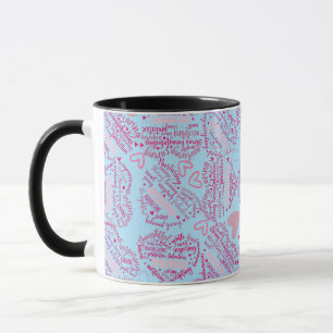 Mother days hearts 01.Pink Lblue BG Mug