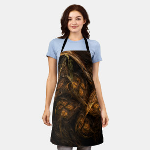 Mother Earth Abstract Art Apron