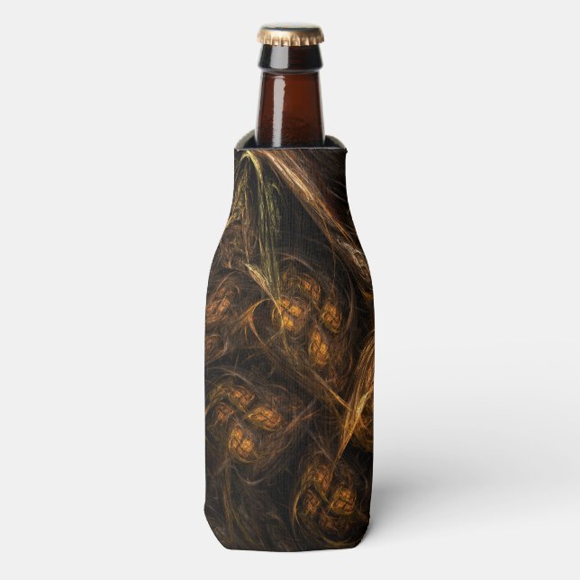 Mother Earth Abstract Art Bottle Cooler (Bottle Front)