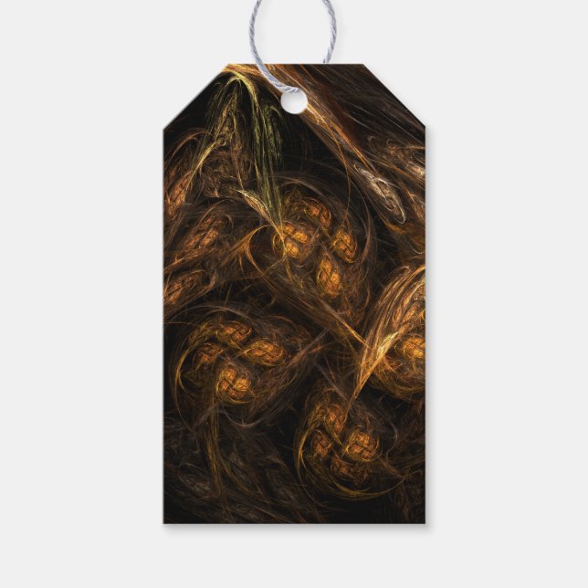 Mother Earth Abstract Art Gift Tags (Front)