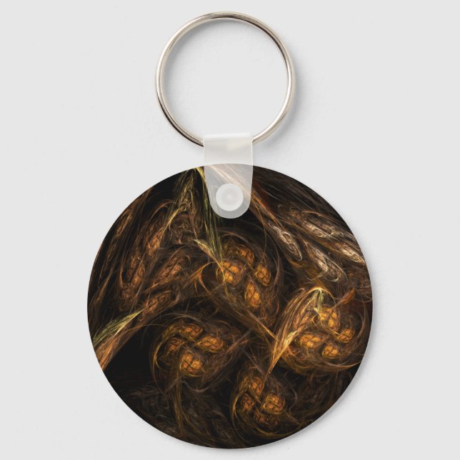 Mother Earth Abstract Art Keychain (Front)