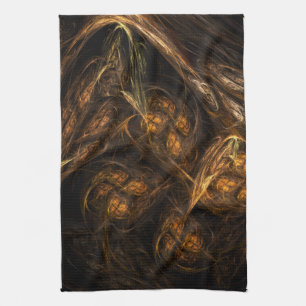 Mother Earth Abstract Art Kitchen Towel