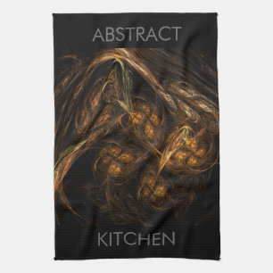Mother Earth Abstract Art Kitchen Towel