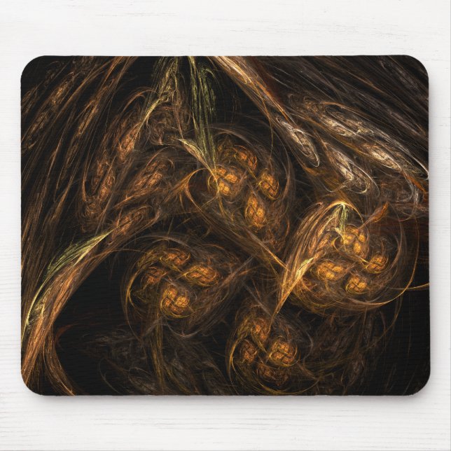 Mother Earth Abstract Art Mousepad (Front)
