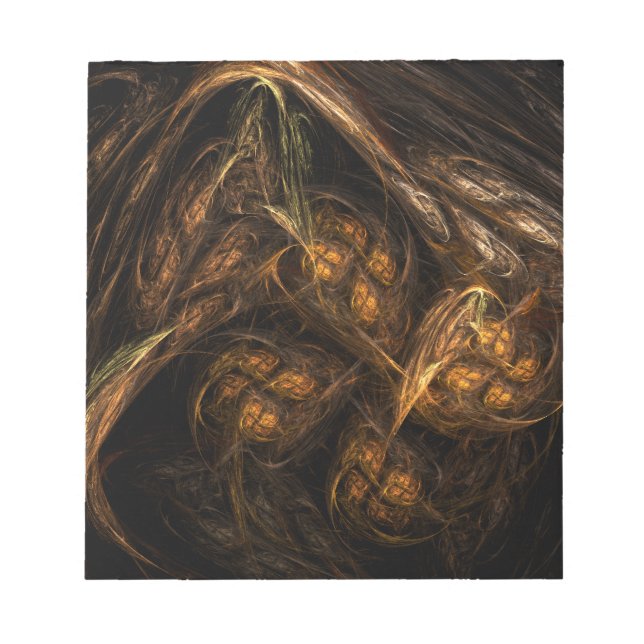 Mother Earth Abstract Art Notepad (Front)