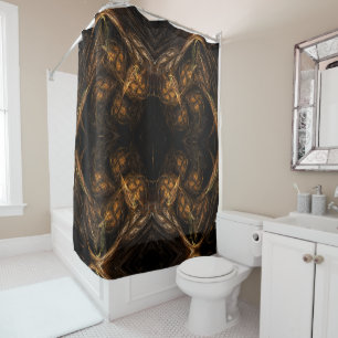 Mother Earth Abstract Art Shower Curtain