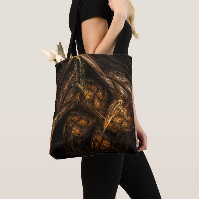 Mother Earth Abstract Art Tote Bag (Close Up)