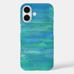 Mother Earth Abstract in Blue iPhone 16 Case