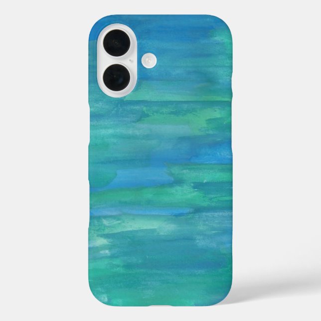 Mother Earth Abstract in Blue Case-Mate iPhone Case (Back)