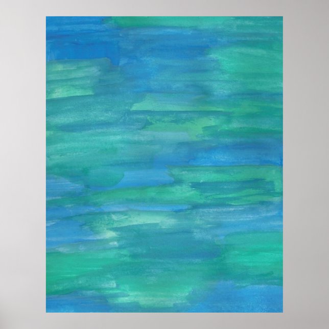 Mother Earth Abstract Watercolor Poster (Front)