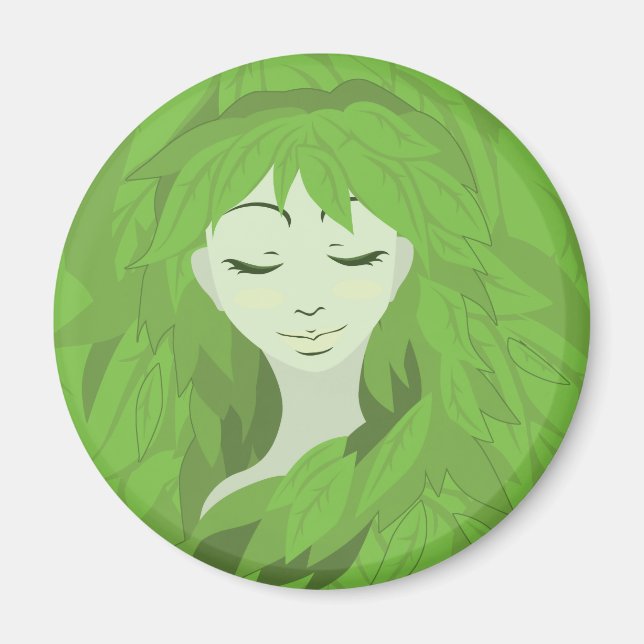 Mother Earth (Asleep) Magnet (Front)