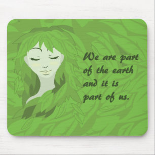 Mother Earth (Asleep) Mouse Pad