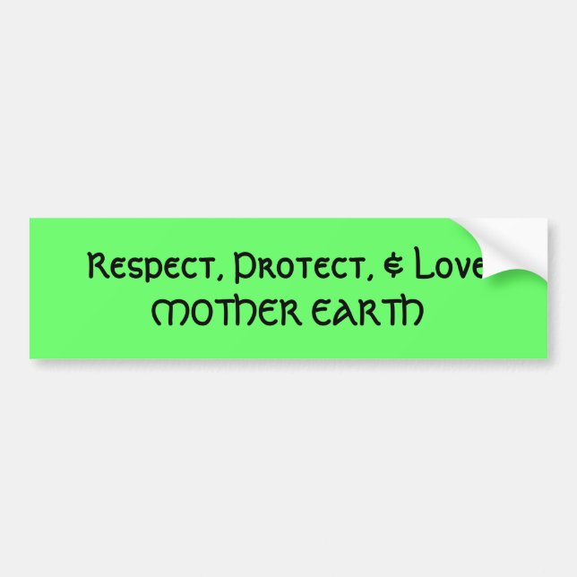 Mother Earth - Bumper Sticker (Front)
