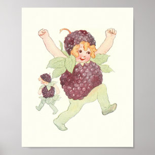 Mother Earth Children - Blackberry Children Poster