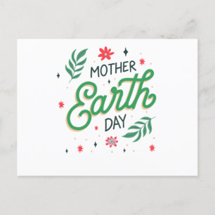 Mother Earth Day - Nature Conservation Awareness Postcard