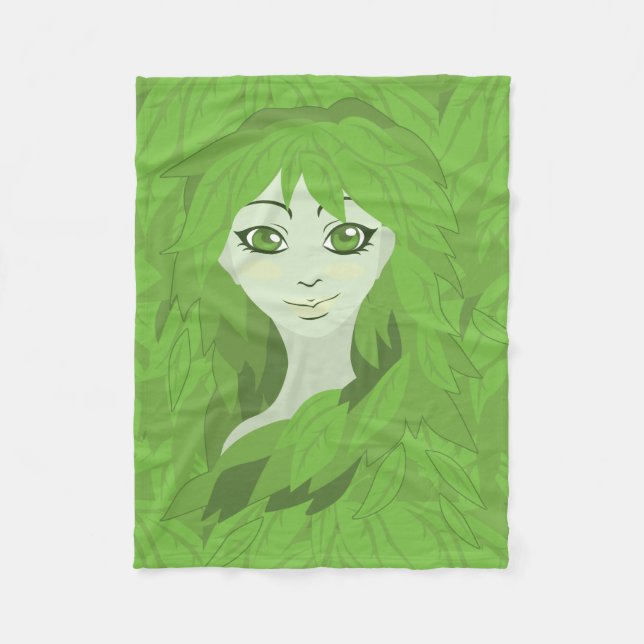 Mother Earth Fleece Blanket (Front)