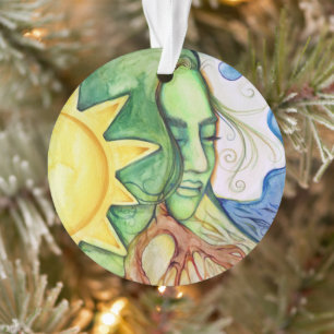 Mother Earth Gaia Goddess  Ornament