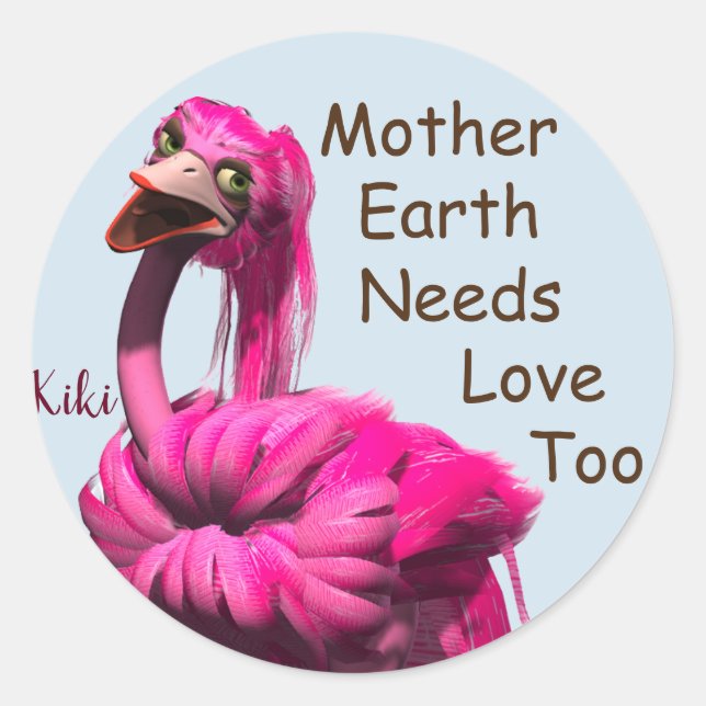 Mother Earth Love stickers (Front)
