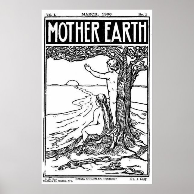 mother earth magazine march 1908 cover poster (Front)