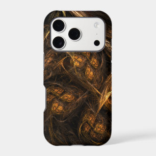 Mother Earth Modern Abstract Art Golden Fractal