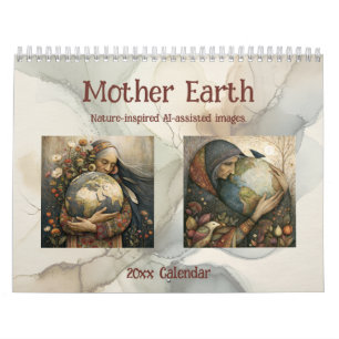 Mother Earth Nature-inspired AI-assisted Images Calendar