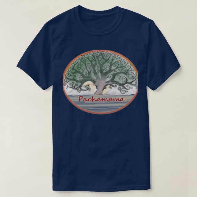 Mother Earth Pachamama T-Shirt (Design Front)