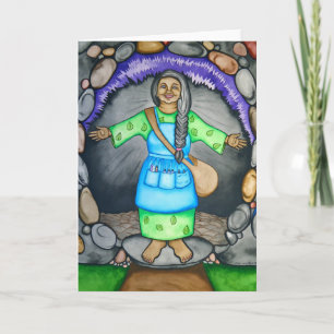 Mother Earth welcomes you by Rita Loyd Card