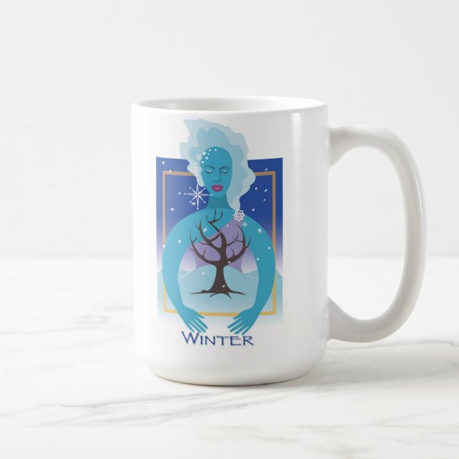 Mother Earth- Winter Coffee Mug (Right)