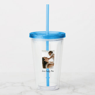 mother father photo name family holiday gifts pare acrylic tumbler