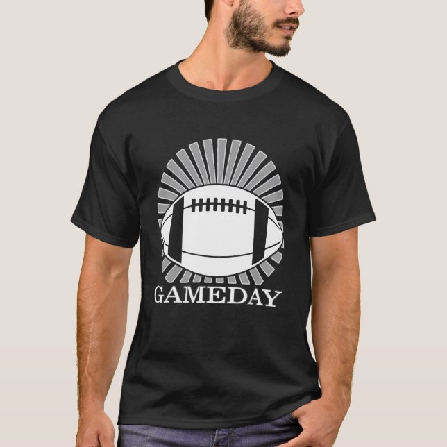 Mother Game Day Mom Football Mom Ball Sports Socce T-Shirt (Front)