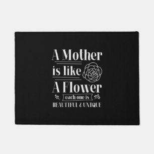 Mother Gift A Mother Is Like A Flower Doormat