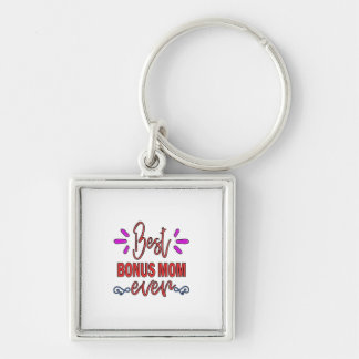 Mother Gift Best Bonus Mum Ever Key Ring