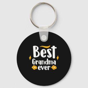 Mother Gift Best Grandma Ever Key Ring