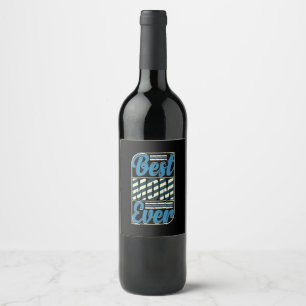Mother Gift Best Mom Ever Wine Label