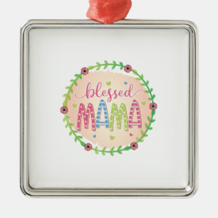 Mother Gift Blessed Mother Metal Ornament