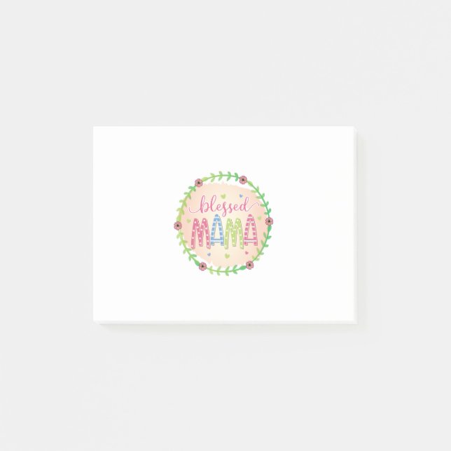 Mother Gift Blessed Mother Post-it Notes (Front)