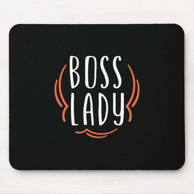 Mother Gift Boss Lady Mouse Pad (Front)