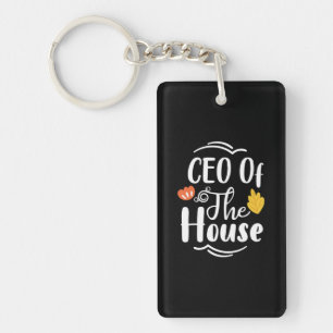 Mother Gift CEO Of The House Key Ring