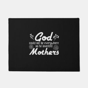 Mother Gift God He Invented Mother Doormat