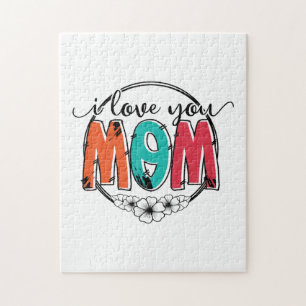 Mother Gift I Love You Mother Jigsaw Puzzle