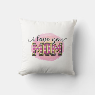 Mother Gift I Love You Mum Cushion