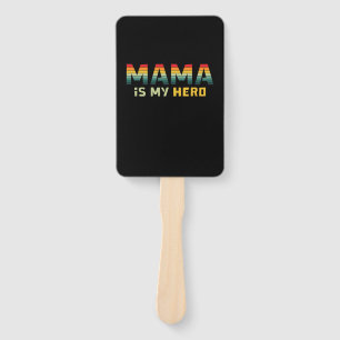 Mother Gift Mama Is My Hero Hand Fan
