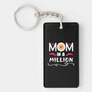 Mother Gift Mom In A Million Key Ring