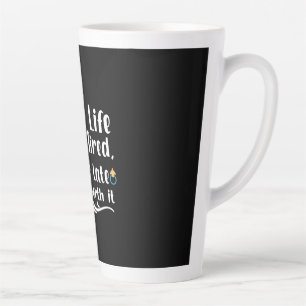 Mother Gift Mom Life Super Tired Latte Mug