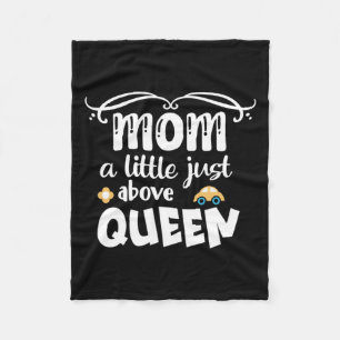 Mother Gift Mum A Little Just Above Queen Fleece Blanket