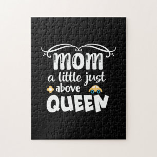 Mother Gift Mum A Little Just Above Queen Jigsaw Puzzle