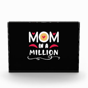 Mother Gift Mum In A Million Photo Block
