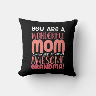 Mother Gift   Proud Wonderful Mom Birthday Cushion