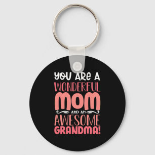 Mother Gift   Proud Wonderful Mom Birthday Key Ring